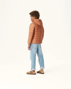 Doudoune Legere A Capuche Enfant Camel Hugo*JOTT Hot