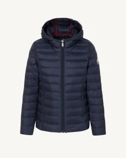Doudoune Legere A Capuche Enfant Marine Carla*JOTT Shop