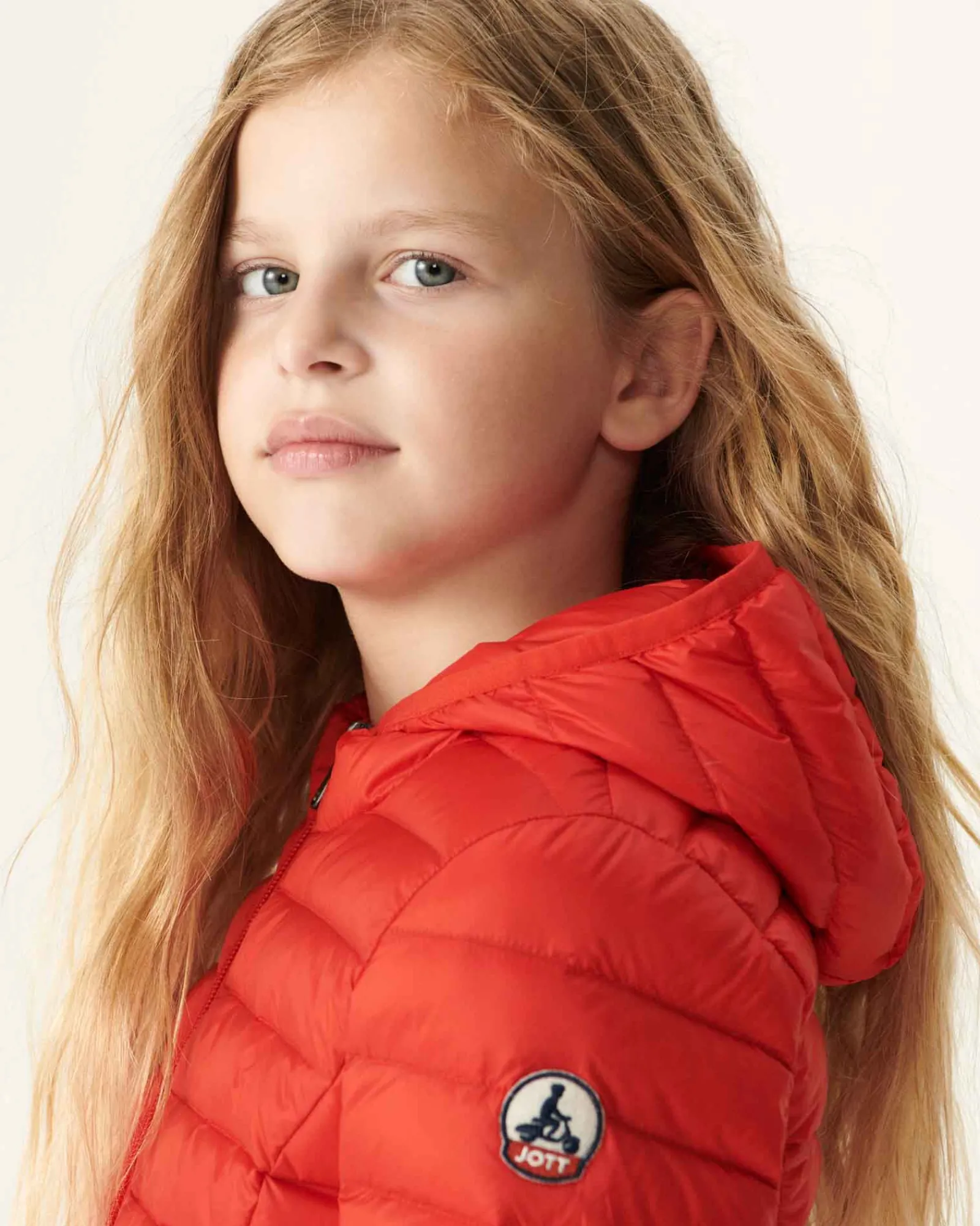 Doudoune Legere A Capuche Enfant Rouge Vif Carla*JOTT Flash Sale