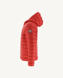 Doudoune Legere A Capuche Enfant Rouge Vif Carla*JOTT Flash Sale