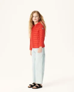 Doudoune Legere A Capuche Enfant Rouge Vif Carla*JOTT Flash Sale
