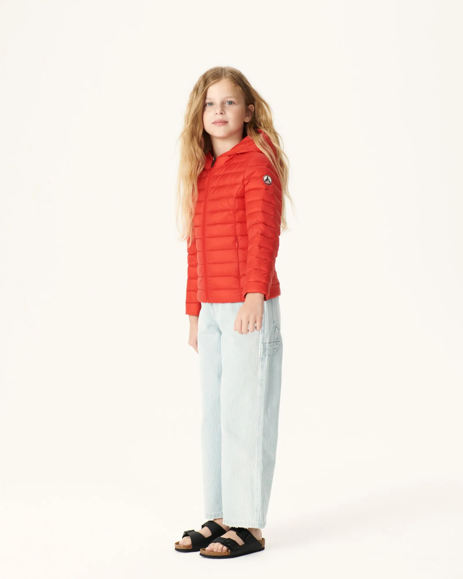 Doudoune Legere A Capuche Enfant Rouge Vif Carla*JOTT Flash Sale