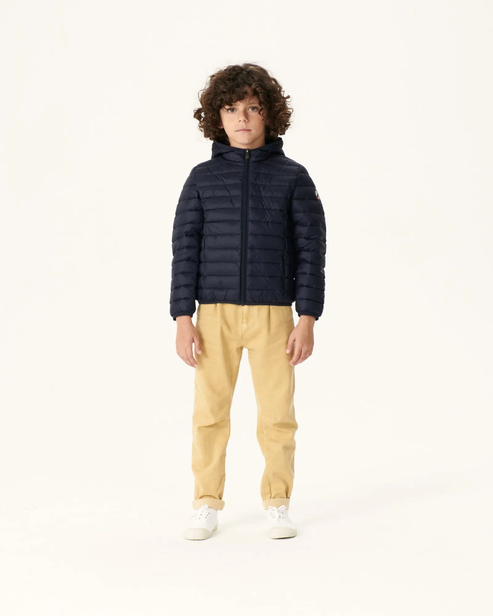 Doudoune Legere A Capuche Enfant Marine Hugo*JOTT Discount