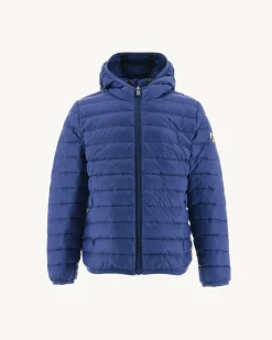 Doudoune Legere A Capuche Enfant Dark Denim Hugo*JOTT Discount