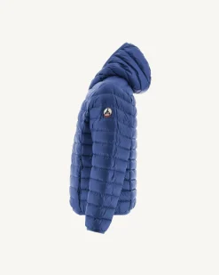 Doudoune Legere A Capuche Enfant Dark Denim Hugo*JOTT Discount