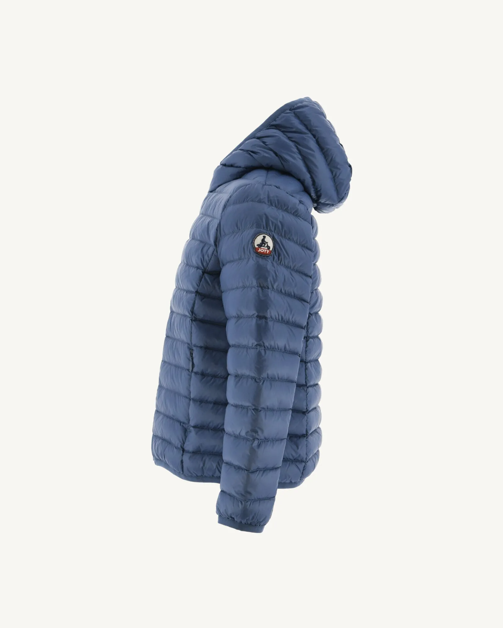 Doudoune Legere A Capuche Enfant Bleu Jeans Hugo*JOTT Clearance