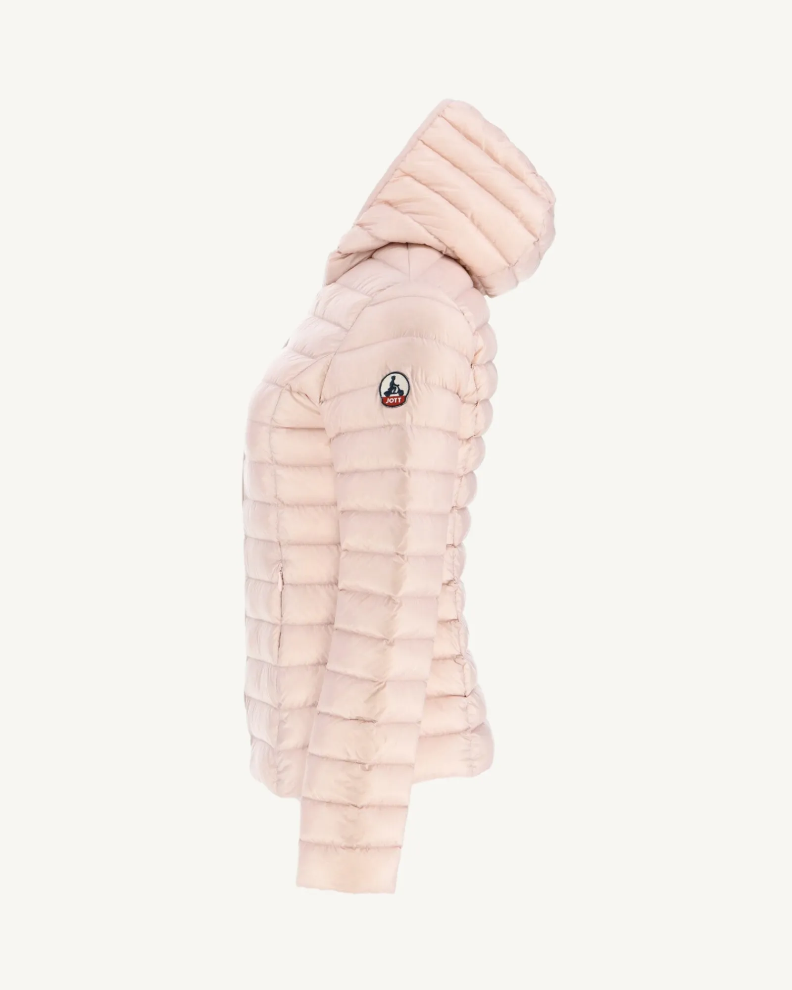 Doudoune Legere A Capuche Rose Pale Cloe*JOTT Best
