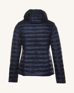 Doudoune Legere A Capuche Bleu Nuit Cloe*JOTT Best