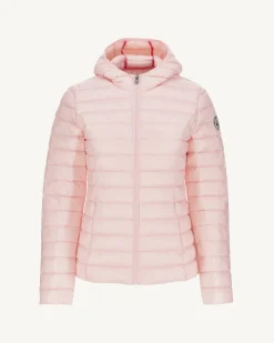 Doudoune Legere A Capuche Rose Clair Cloe*JOTT Online