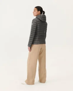 Doudoune Legere A Capuche Anthracite Cloe*JOTT Cheap
