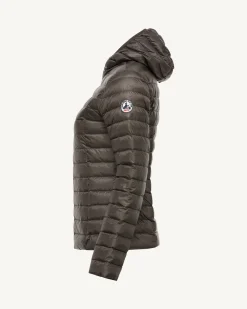 Doudoune Legere A Capuche Plomb Cloe*JOTT Store