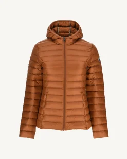 Doudoune Legere A Capuche Caramel Cloe*JOTT New