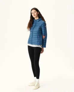 Doudoune Legere A Capuche Bleu Jeans Cloe*JOTT Online