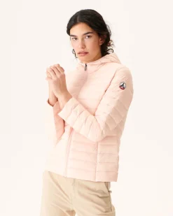 Doudoune Legere A Capuche Rose Clair Cloe*JOTT Flash Sale
