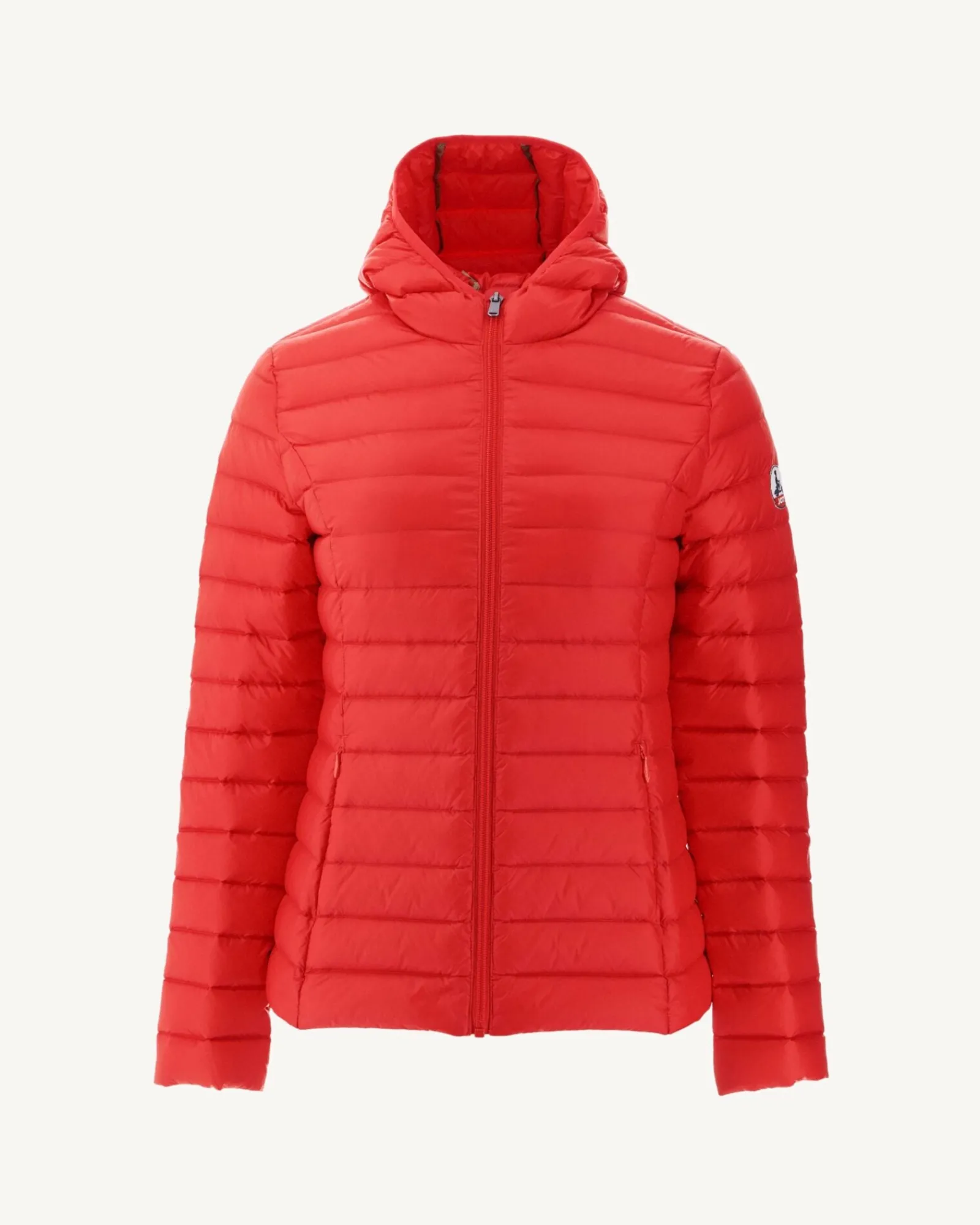 Doudoune Legere A Capuche Rouge Vif Cloe*JOTT Outlet
