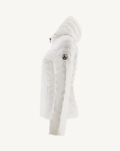 Doudoune Legere A Capuche Blanc Cloe*JOTT Best