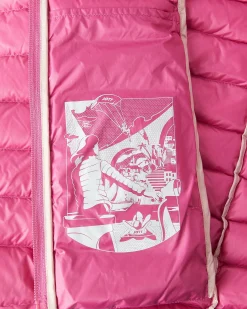 Doudoune Legere A Capuche Rose Intense Cloe*JOTT Cheap