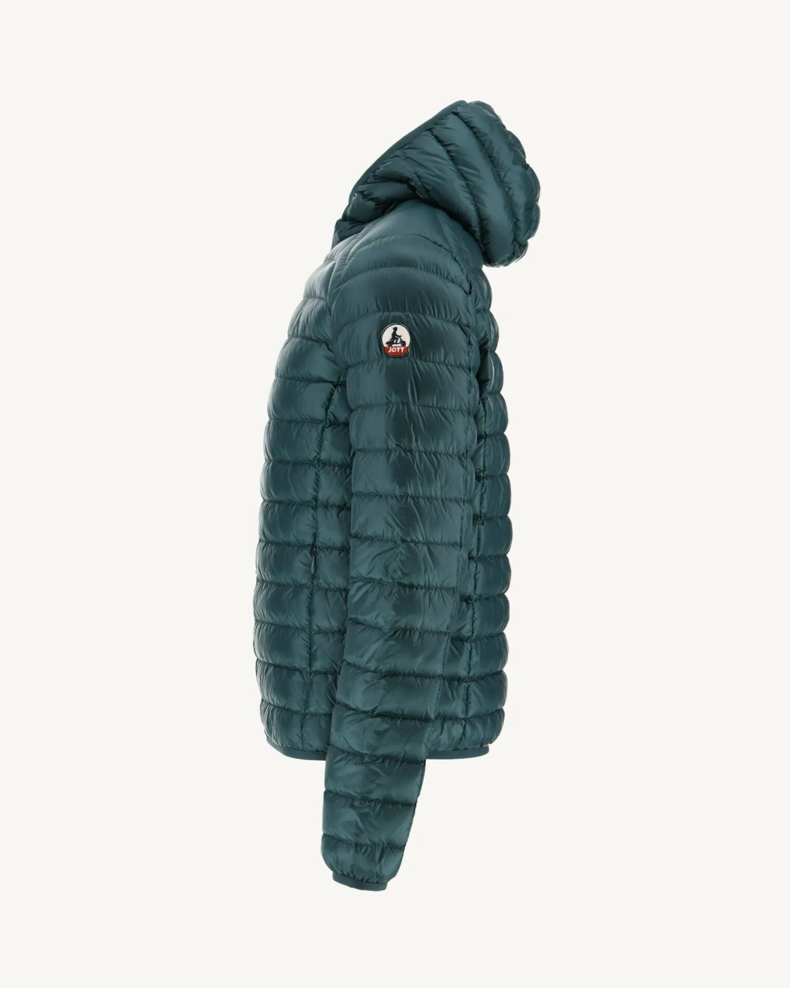 Doudoune Legere A Capuche Vert Fonce Nico*JOTT Online