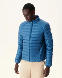 Doudoune Legere Bleu Jeans Mat*JOTT Cheap