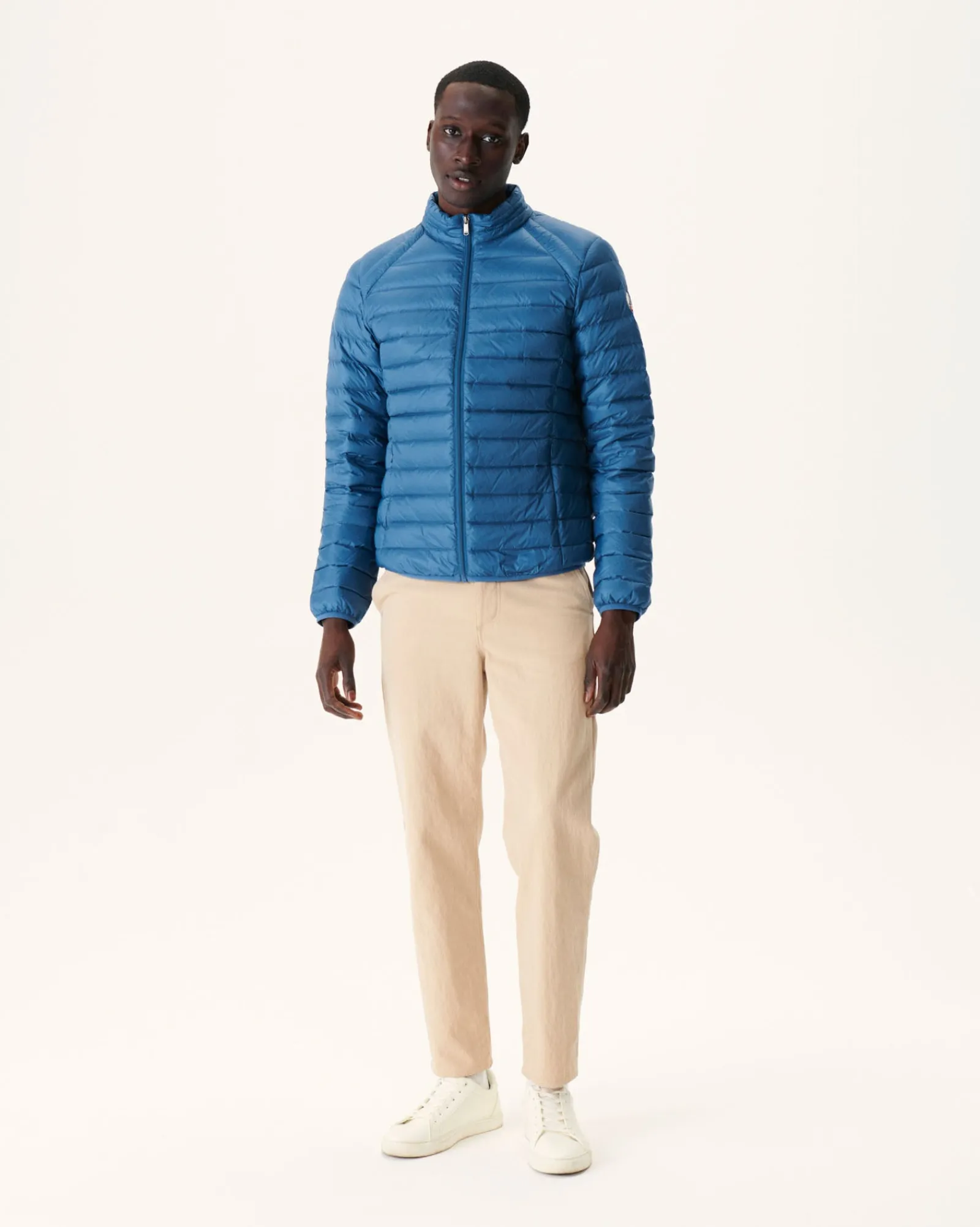 Doudoune Legere Bleu Jeans Mat*JOTT Cheap