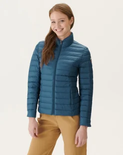 Doudoune Legere Bleu Jeans Cha*JOTT Outlet