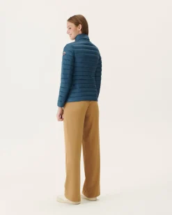 Doudoune Legere Bleu Jeans Cha*JOTT Outlet