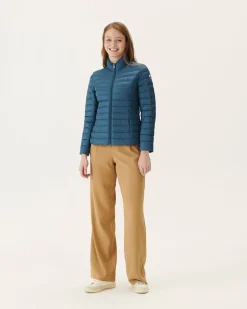 Doudoune Legere Bleu Jeans Cha*JOTT Outlet