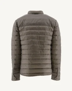Doudoune Legere Col Chemise Taupe Cris*JOTT Sale