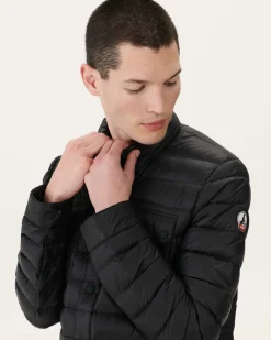 Doudoune Legere Col Chemise Noir Cris*JOTT Cheap