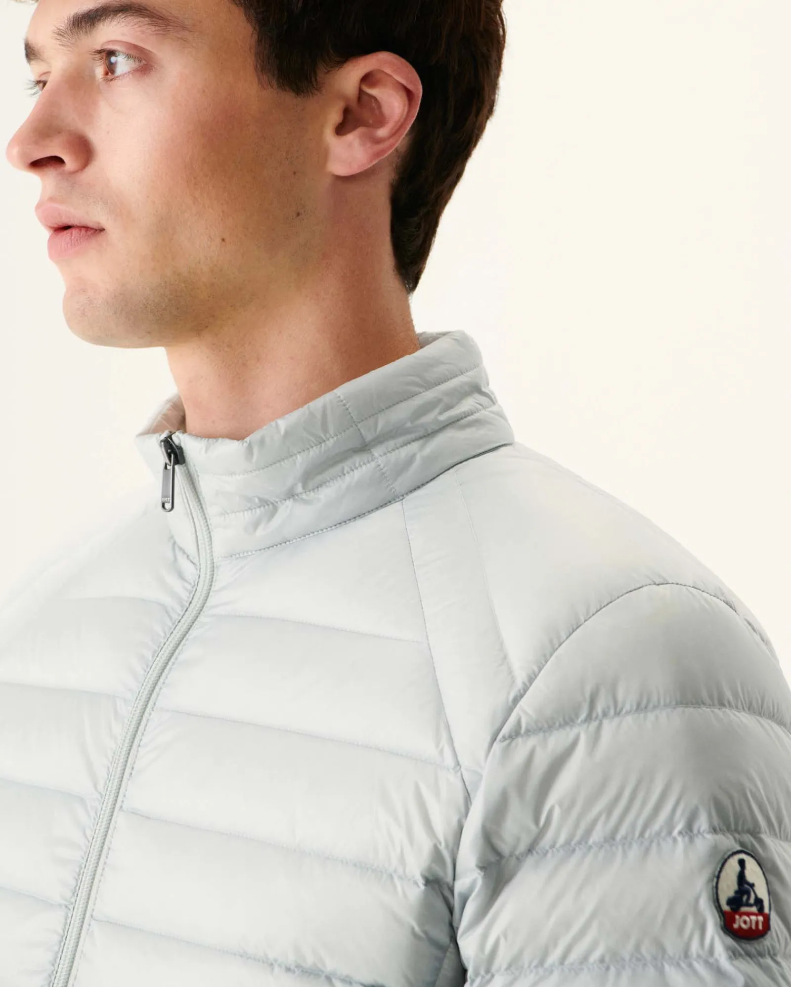 Doudoune Legere Gris Clair Mat*JOTT Clearance