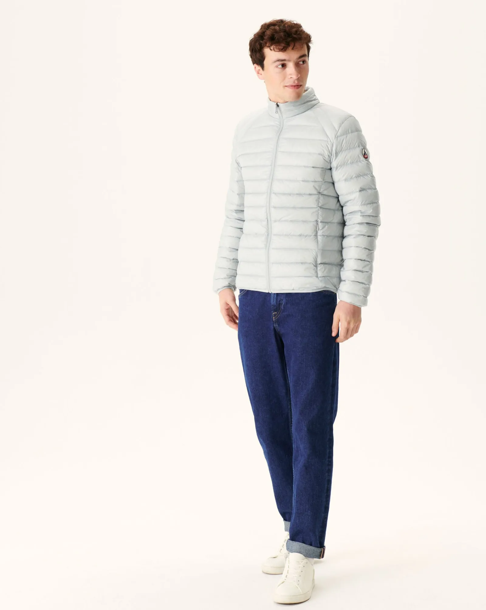 Doudoune Legere Gris Clair Mat*JOTT Clearance