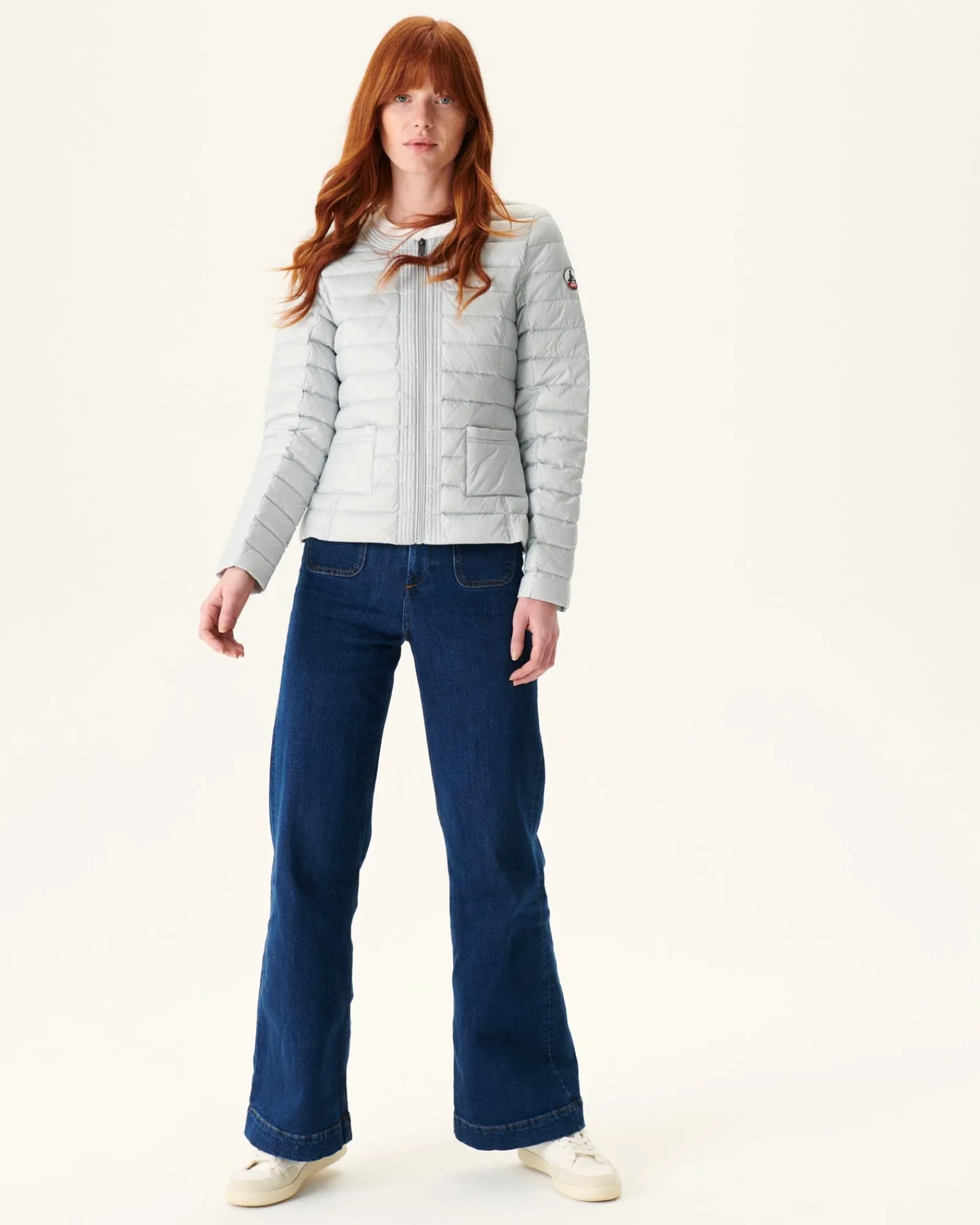 Doudoune Legere Gris Clair Douda*JOTT Outlet