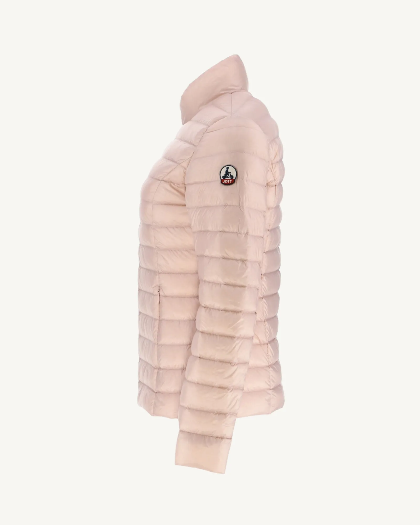 Doudoune Legere Rose Pale Cha*JOTT Fashion
