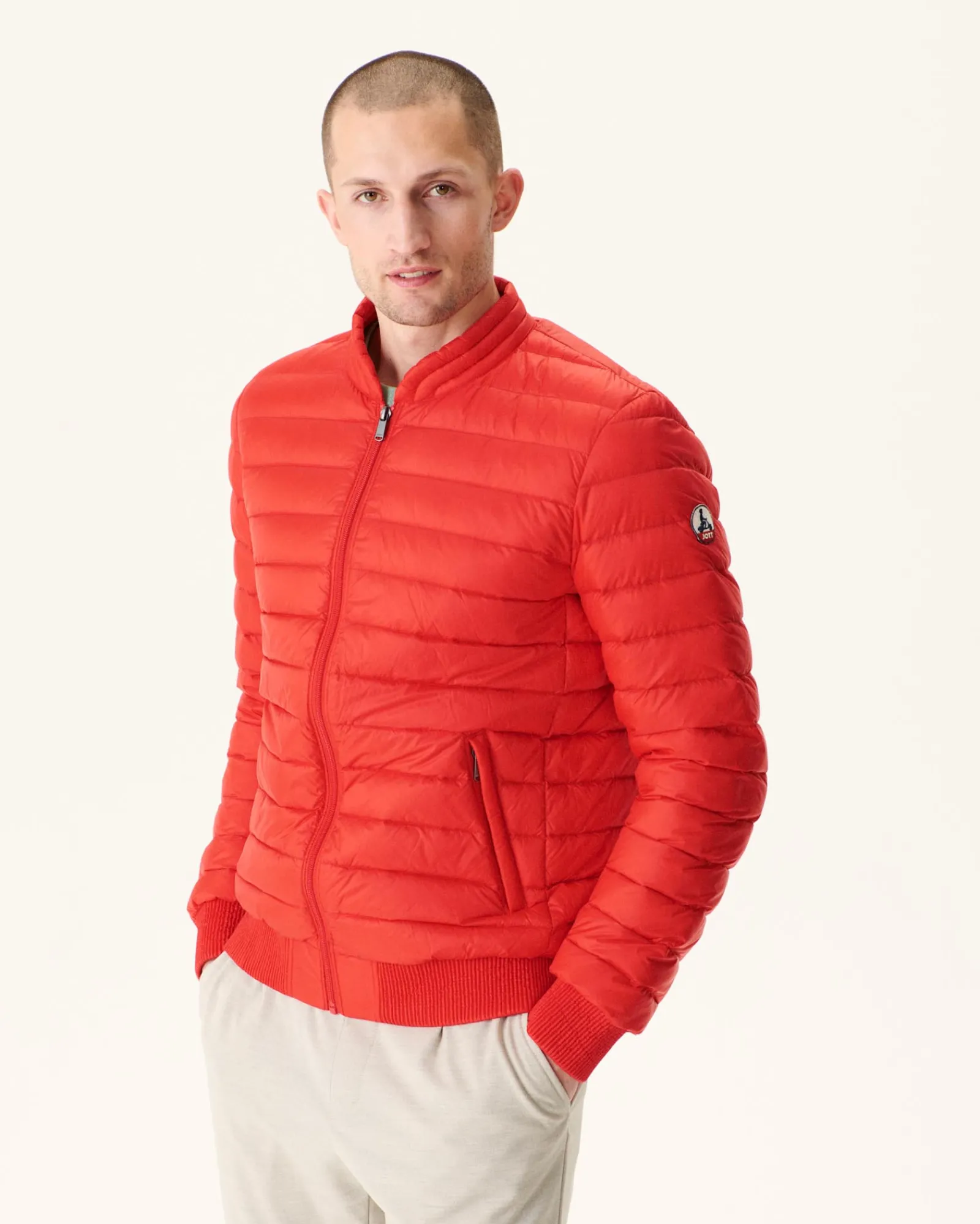 Doudoune Legere Rouge Vif Jordan*JOTT New