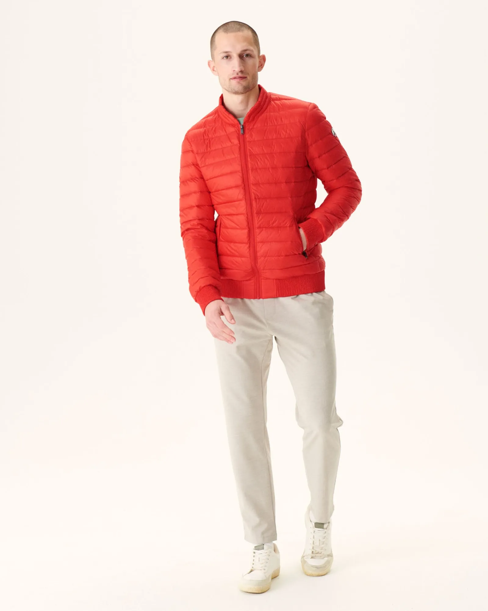 Doudoune Legere Rouge Vif Jordan*JOTT New