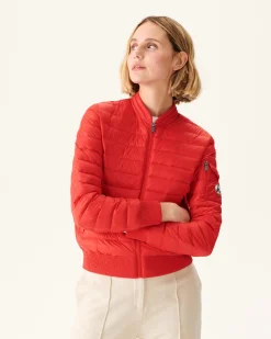 Doudoune Legere Rouge Vif Emmy*JOTT Best Sale