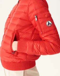 Doudoune Legere Rouge Vif Emmy*JOTT Best Sale