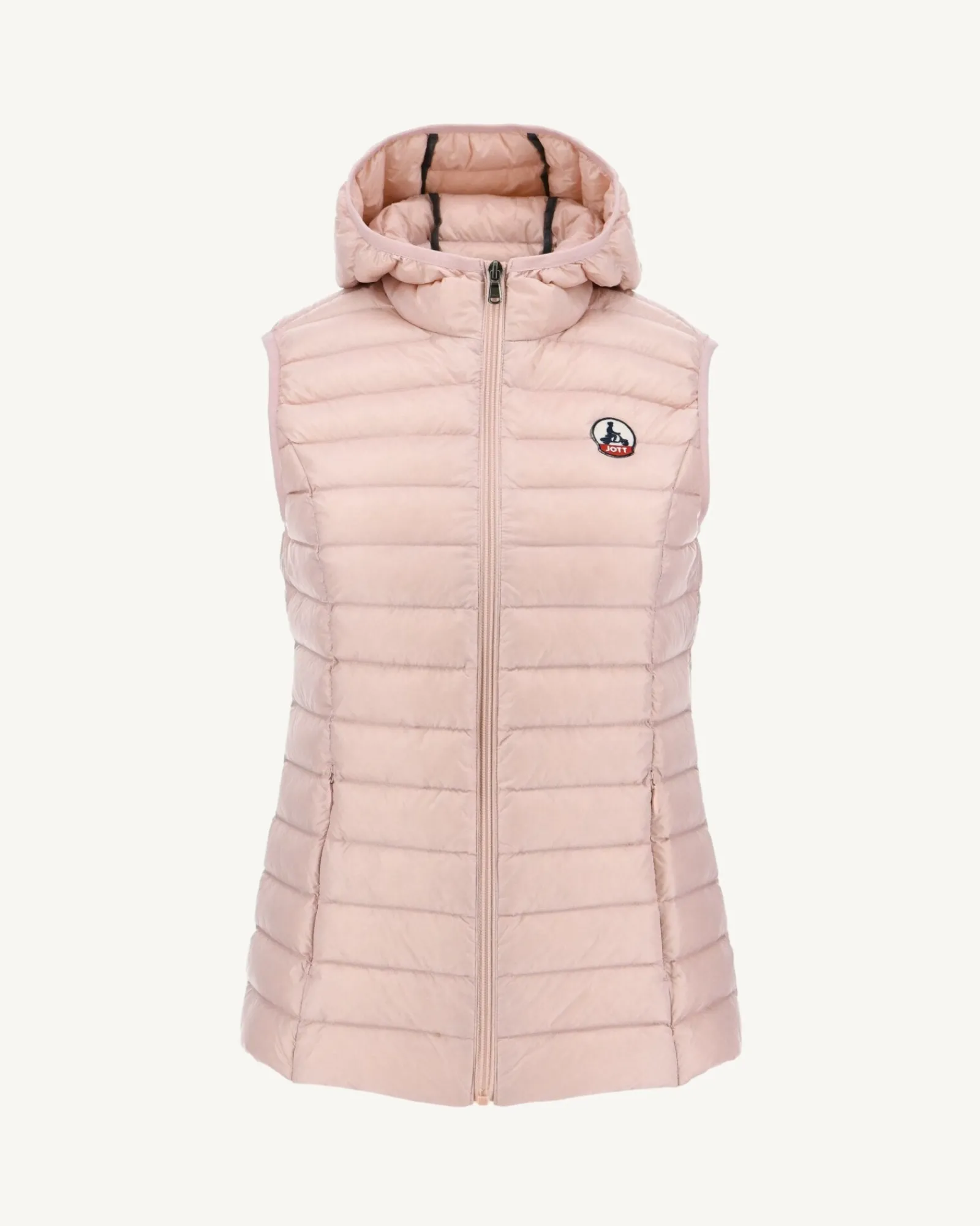 Doudoune Legere Sans Manches Rose Pale Mali*JOTT Fashion