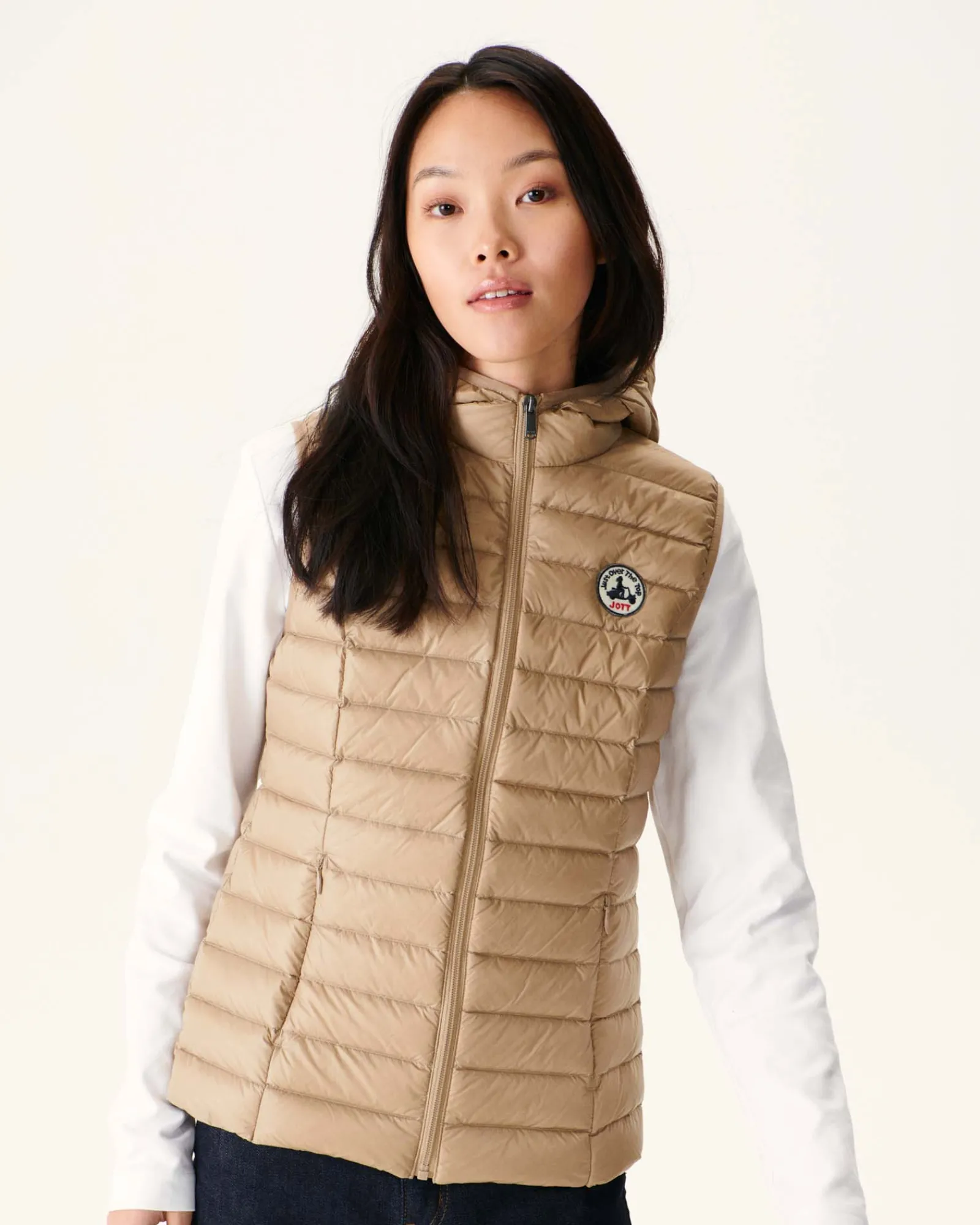 Doudoune Legere Sans Manches Beige Mali*JOTT Discount