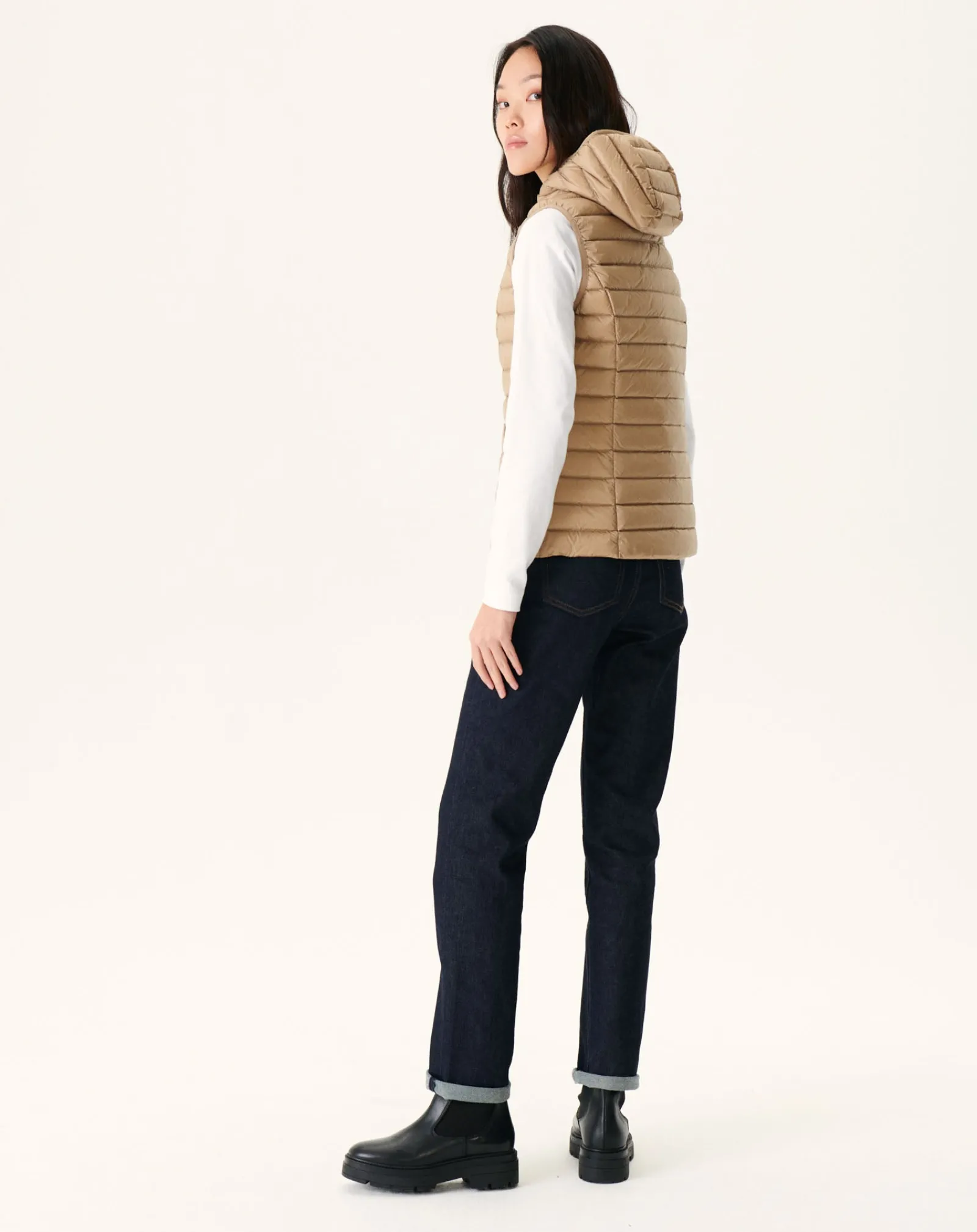 Doudoune Legere Sans Manches Beige Mali*JOTT Discount