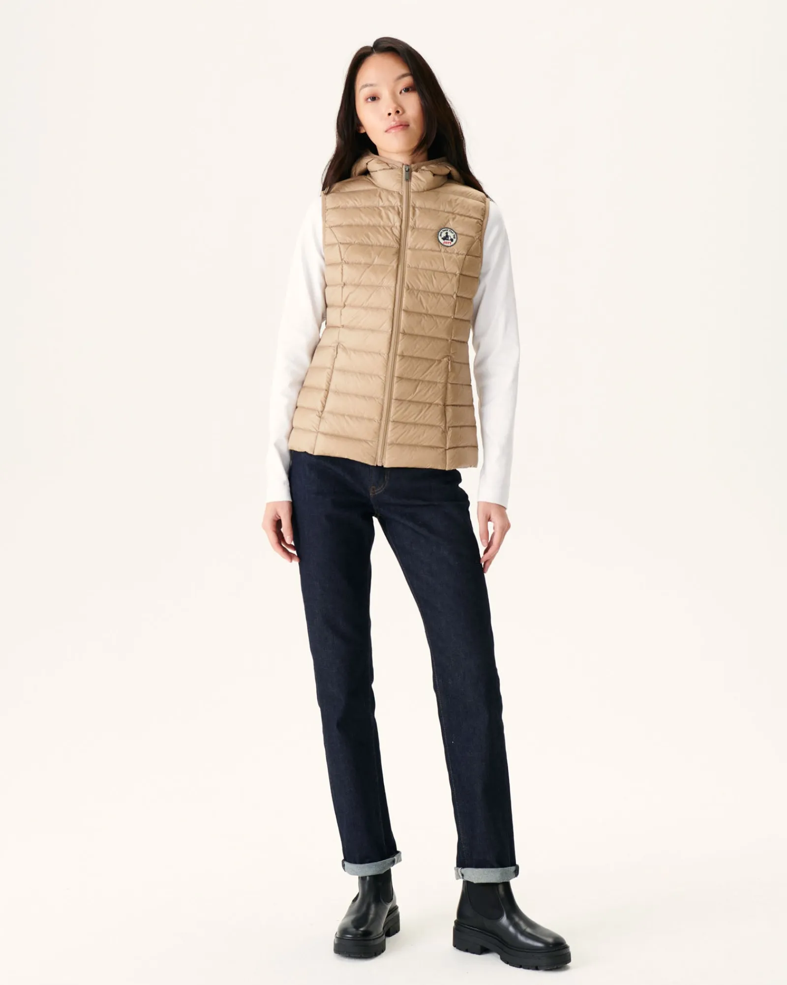 Doudoune Legere Sans Manches Beige Mali*JOTT Discount