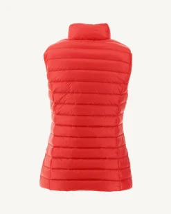 Doudoune Legere Sans Manches Rouge Vif Seda*JOTT Fashion