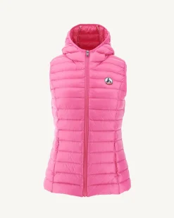 Doudoune Legere Sans Manches Rose Intense Mali*JOTT Fashion