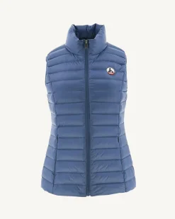 Doudoune Legere Sans Manches Bleu Jeans Seda*JOTT Hot
