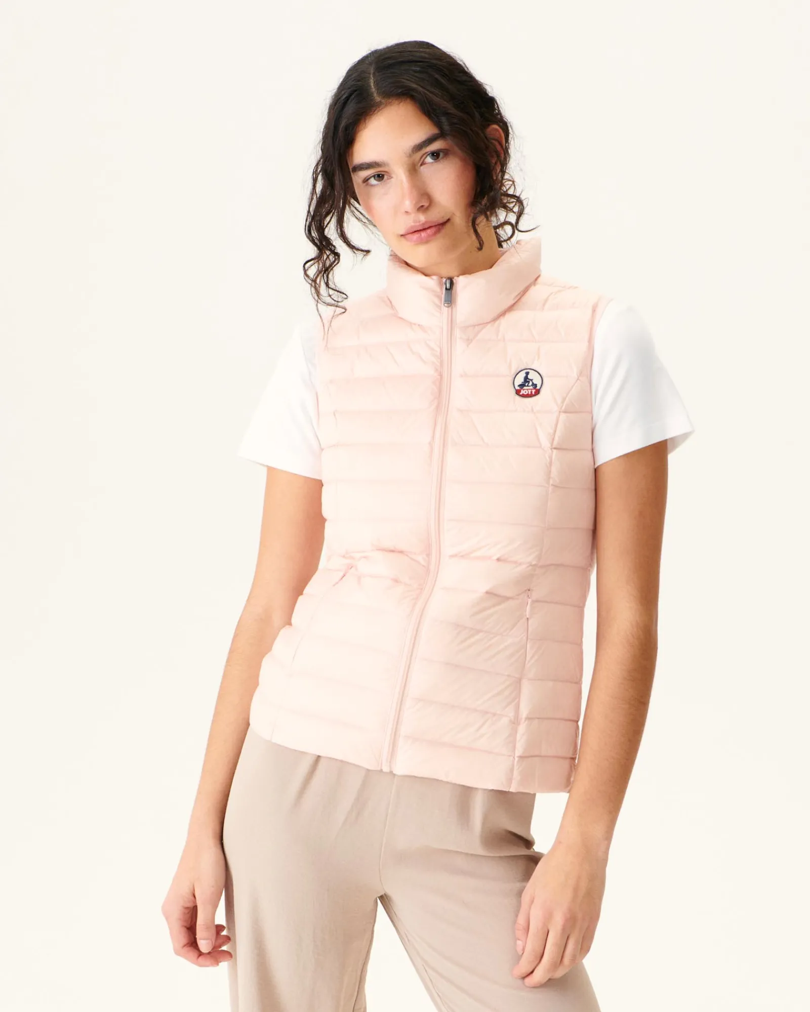 Doudoune Legere Sans Manches Rose Clair Seda*JOTT Cheap