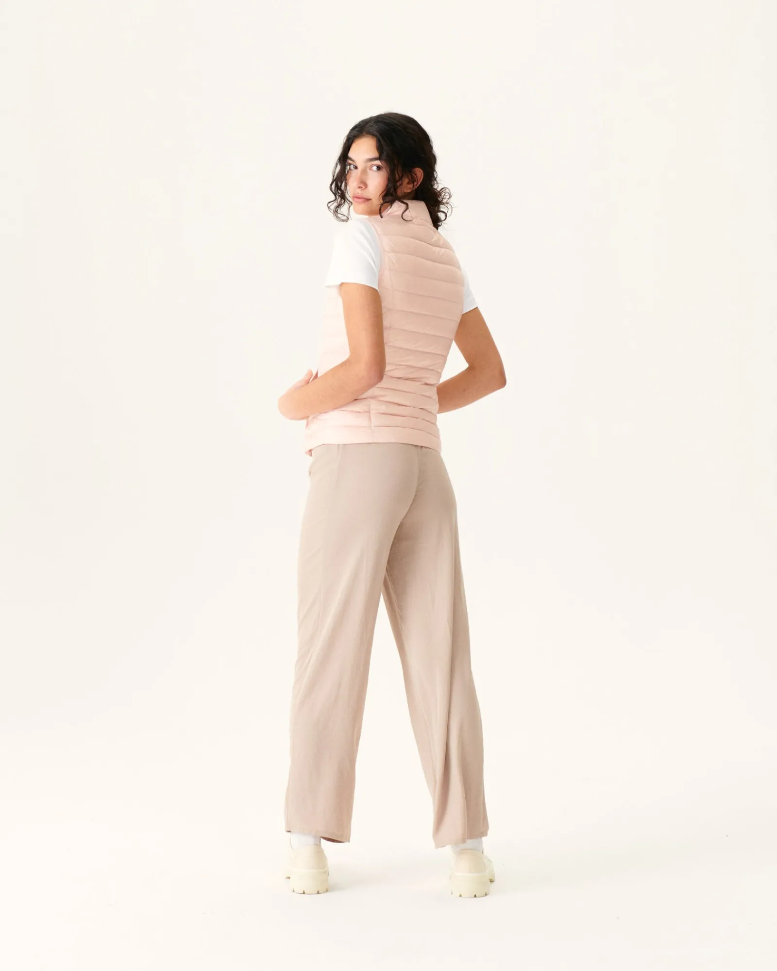 Doudoune Legere Sans Manches Rose Clair Seda*JOTT Cheap
