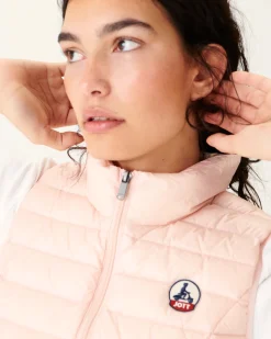 Doudoune Legere Sans Manches Rose Clair Seda*JOTT Cheap