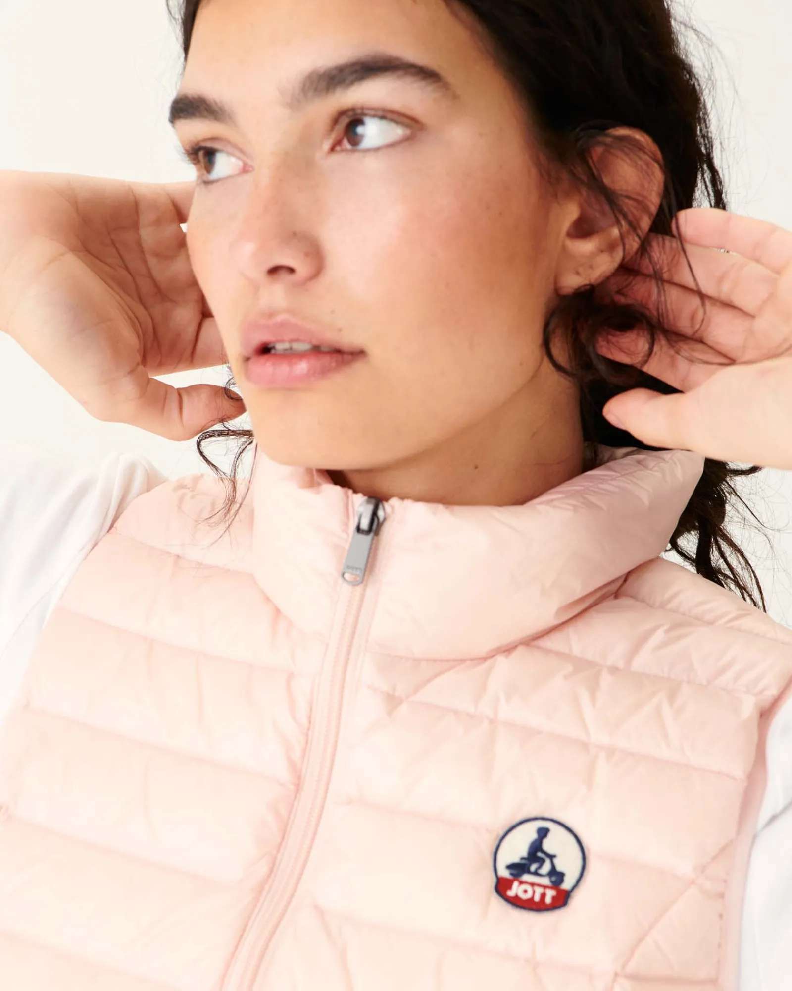 Doudoune Legere Sans Manches Rose Clair Seda*JOTT Cheap