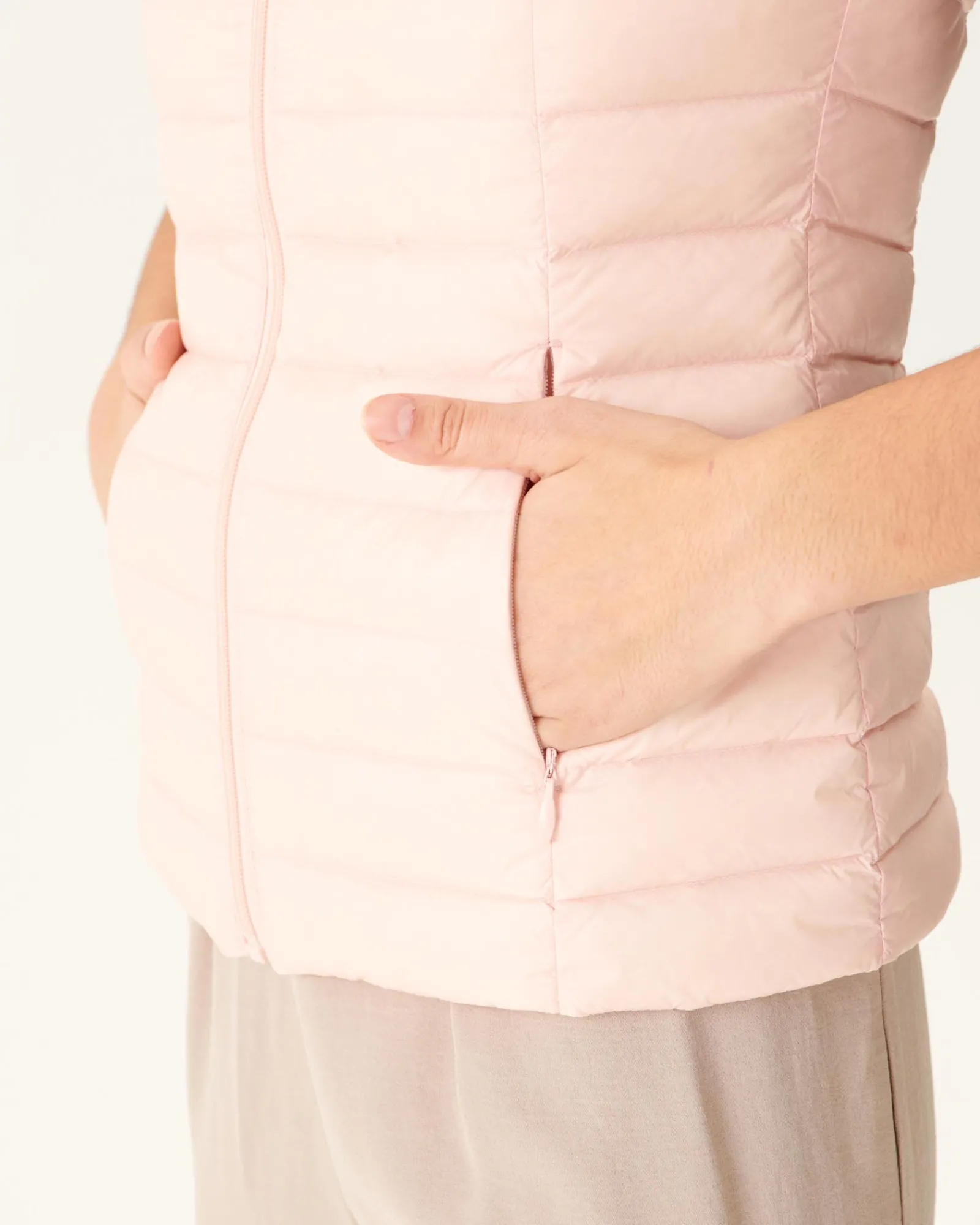 Doudoune Legere Sans Manches Rose Clair Seda*JOTT Cheap