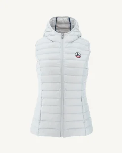 Doudoune Legere Sans Manches Gris Clair Mali*JOTT Cheap